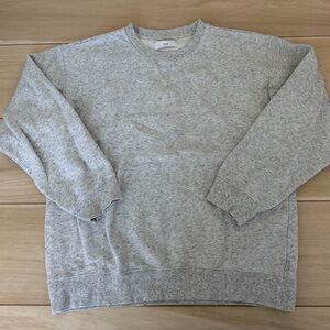 Aritzia TNA Light Gray Crewneck Sweater